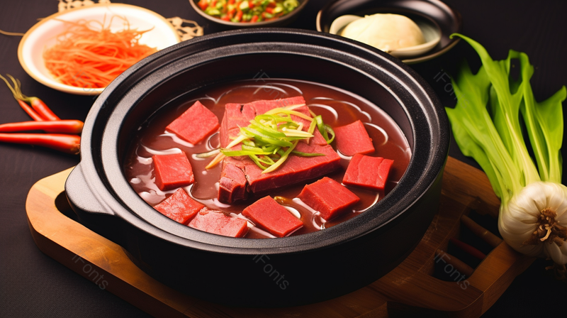 美食餐饮特色菜品传统菜鸭血粉丝汤,高清,摄影图,摄影图片,图片大全,摄影图免费下载
